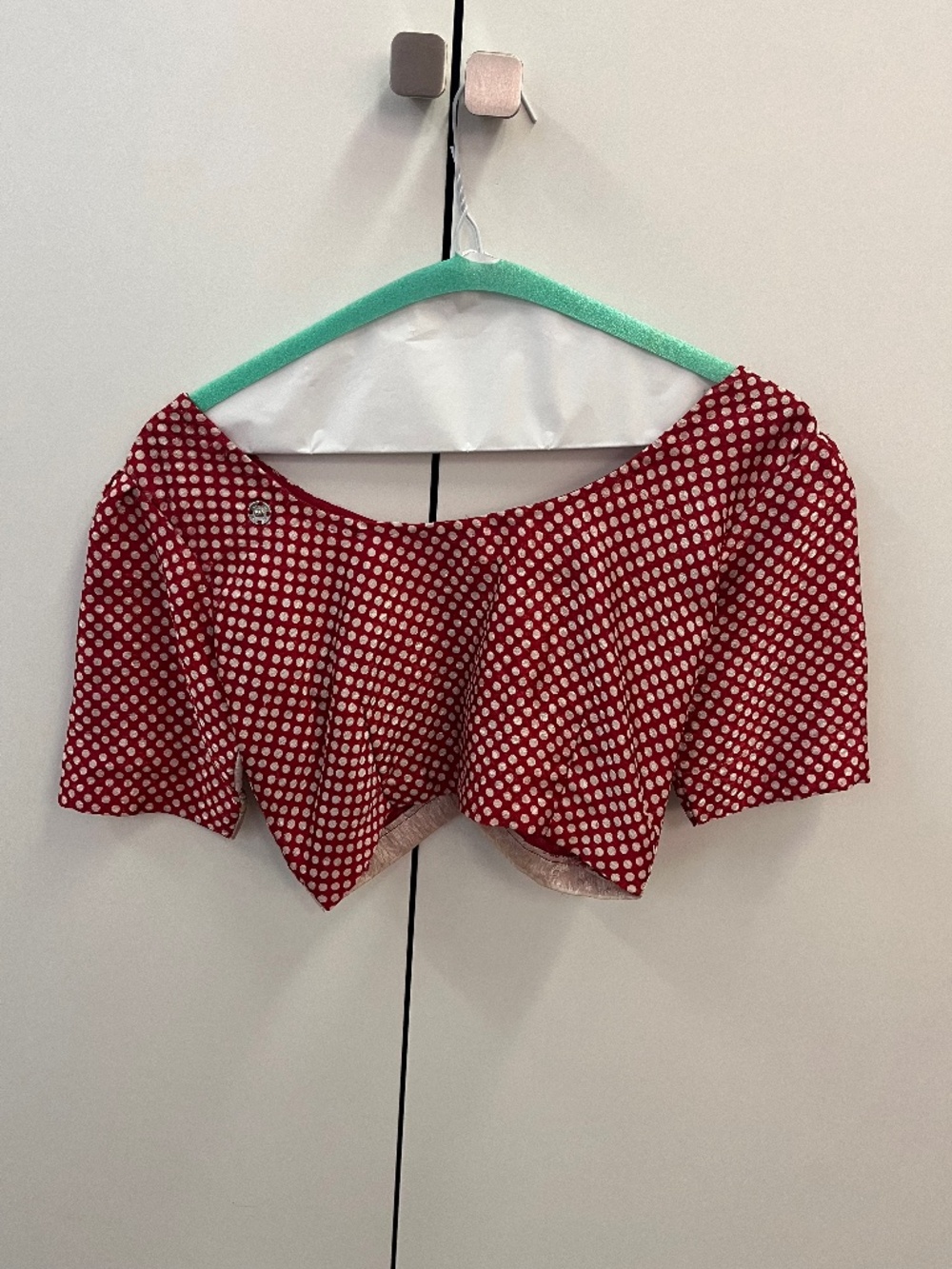 Red and White Polka Dot Shirt